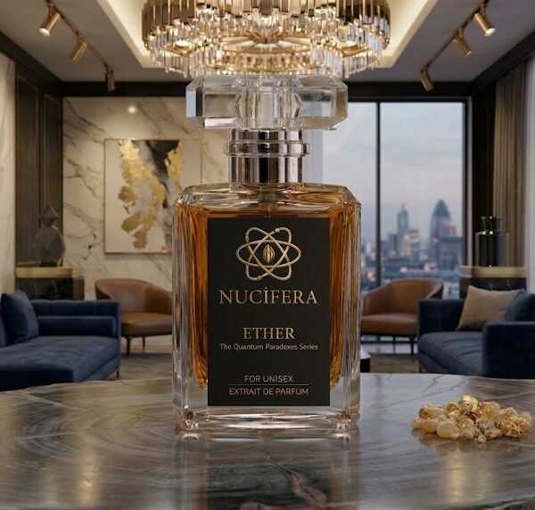 Ether — NUCİFERA — Extrait de Parfum, üst notalar: Çarkıfelek Meyvesi, Şeftali, Armut