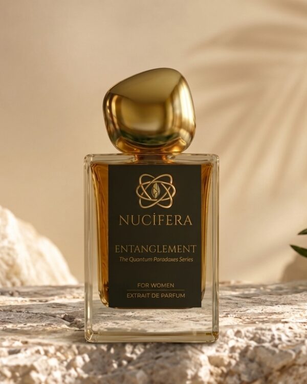 Entanglement — NUCİFERA — Extrait de Parfum, üst notalar: Yeşil Mandalina, Su Yasemini, Zencefil Çiçeği