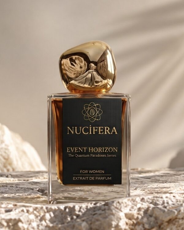 Event Horizon — NUCİFERA — Extrait de Parfum, üst notalar: Tarçın, Hurma, Karamel