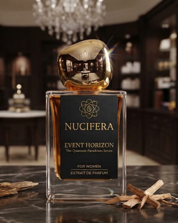 Event Horizon — NUCİFERA — Extrait de Parfum, üst notalar: Tarçın, Hurma, Karamel