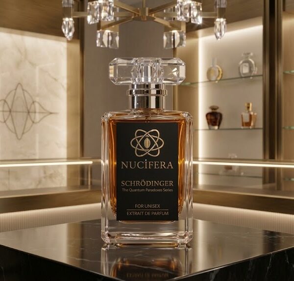 Schrödinger — NUCİFERA — Extrait de Parfum, üst notalar: Calabria Bergamotu, Sicilya Portakalı